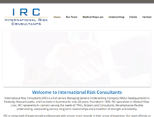 Tablet Screenshot of irc-inc.org